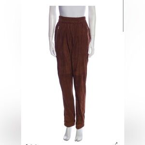 Michael Kors Brown Leather Pants